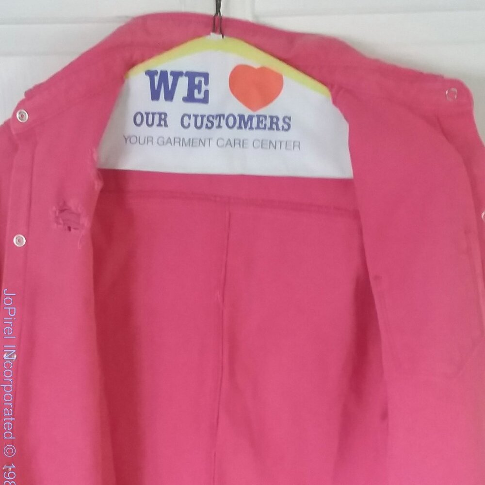 Pink Ripped Jean Jacket - Picture 4 of 9
